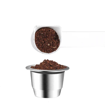 Korduvkasutatavad Kohvi Kapsel Nespresso Kohvimasin Korduvtäidetavaid Tegija Filter Cafeteira Nespresso inissia Roostevabast Terasest Tööriist