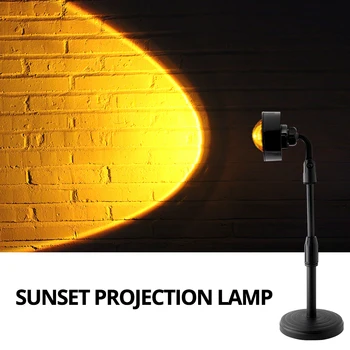 Capsaver LED Päikeseloojangut Lamp Projektsioon Lamp Fotograafia Atmosfääri Valgus on Reguleeritav Juhtmega USB Selfie Tuled Video Youtube Tuba