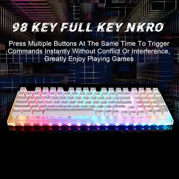 FEKER Glaze98 Mechanical Gaming Keyboard Hotswap DIY kit Ja ABS Backlight Keycaps Set Akrüülist Juhul Ja 4tk Lülitid Kingitus