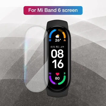 3D Ekraan Kaitsja Jaoks Xiaomi Mi Band 6 Pehme Kaardus Kaitsev Klaas Xiomi Mi Band6 Miband6 Kaas Xiaomi Band 6 Filmi
