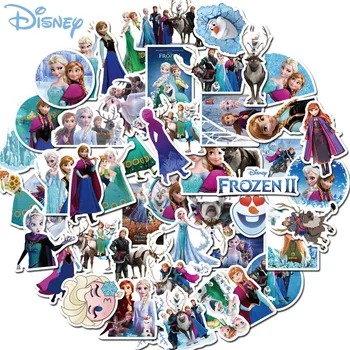 10/50TK Disney Külmutatud Kleebised Tüdruk Cartoon Princess Naljakas Veekindel Sülearvuti Kitarr Rula Pagasi Kiiver Kleebis Lapsed Mänguasjad