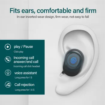 Traadita Kõrvaklappide Bluetooth-ühilduva Veekindel Sport Kõrvaklapid Müra Vähendamise Earbuds Touch Control Peakomplekt LED Lenovo XT91