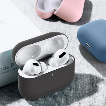 Silikoon Kaitsja puhul Airpods Pro Wireless Bluetooth Õhu Kaunad pro 3 Fundas Pehme Kõrvaklappide Puhul Apple Airpods Pro
