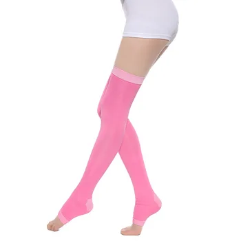 Wjss1 naiste compression slim pikk reie kõrge 420D meditsiiniline elastne magab alasti parempidises