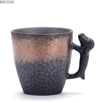Uus toode Jaapani stiilis kivitooted espresso coffee cup meister teacup retro tee tassi sobib kingitusi ja pere teenetemärgid