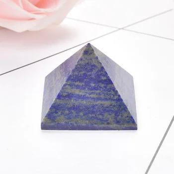 1TK Loomulik Lazuli Püramiidi Energiat, Kivi Poleeritud Reiki Obelisk Crystal Kvarts Point Tower Kodu Kaunistamiseks Meditatsiooni Või Mineraal