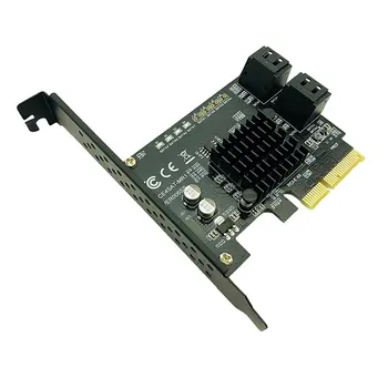 SATA PCI Express 4/8 Sadamate Laiendamine Graafika Kaardi SATA 3.0 Kontroller PCI-E Raid Kaart PCI E SATA3.0 Adapter Converter Kaart
