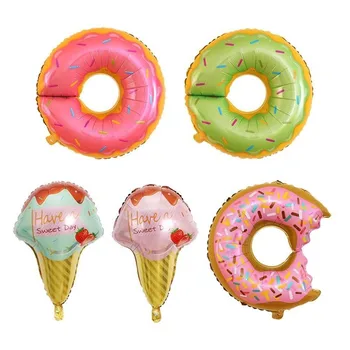 1tk Donut Foolium Õhupallid Teema Poole Kaunistamiseks Jää Laste Sünnipäeva-ja Majapidamis-Kingitus Õnnelik, Mänguasjad, Kommid Beebi Õhupalli Esemed Cr R3S9