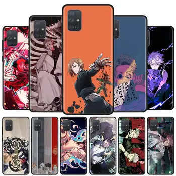 Anime Jujutsu Kaisen Silikoonist Case For Samsung Galaxy A51 A71 A21s A31 A41 A11 A21 A91 A32 A42 A52 A72 5G Telefoni Kate Coque Kott