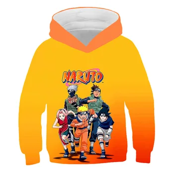 Anime Naruto - Topp 3D Print poiss/tüdruk Mõõdus Topp Dressipluus Vabaaja dressipluus Unisex kids Jope beebi Pullover sügis