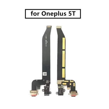 Eest Oneplus 5T Laadimine USB Port, Doki Ühenduspesa Flex Kaabli Asendamine Assamblee Osad telefoni ekraani remont, varuosad