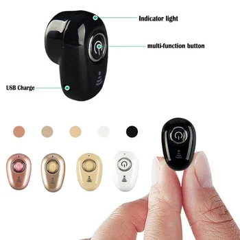 Mini Nähtamatu Lud Traadita Kõrvaklapid Müra Bluetooth-ühilduvad Kõrvaklapid Handsfree Stereo-Peakomplekti TWS Earbud Mikrofoniga