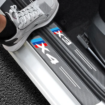 4cps auto kleebis carbon fiber texture riie piirmäär kaitse BMW X1 X3 X4 X5 X6 X7 Auto Aksessuaarid Auto-Styling