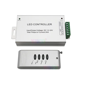 DC12~24V 12A 24A 30A 4 klahvi RGB LED Kontroller RF Wireless Kontrolli Lüliti, Tasuta Shipping