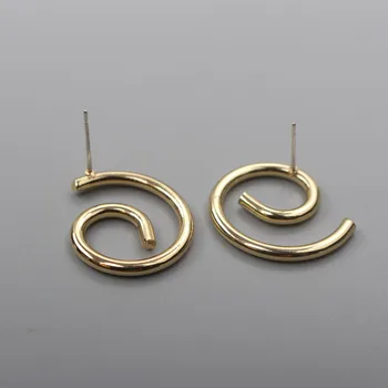 Geomeetriline Metall Ruut, Ring Silver Needle Kõrvarõngad 2021 Uus Metsikute Moe-Korea Kõrvarõngad Naine Fashion Kõrvarõngad Pendientes