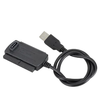 GRWIBEOU 3in1 USB 2.0 IDE-SATA-5.25 S-ATA 2.5 3.5 Tolline kõvaketas Ketta HDD Adapter Kaabel ARVUTI Sülearvuti Converter