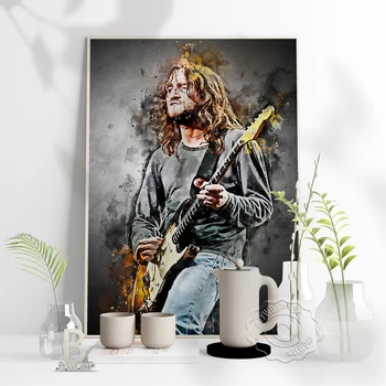 John Anthony Frusciante Kitarrist Plakat, Red Hot Chili Pipar Art Prints, Alternatiiv-Rock Bändi Fännid Koguda Kodus Seina Decor