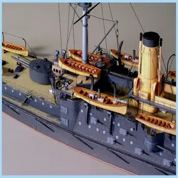 1:250 3D Paber Mudel Käsitöö Kunsti Mänguasi Sõjalise Laeva Mudel Tsaar ja Venemaa Mereväe Oslabya Sõjalaev Mänguasi Paber Käsitöö Lahingulaev 53CM