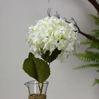 1 Kimp Suur Simulatsioon Õie Hydrangea Hydrangea Silk Flower ja Emulational Lille Kodu Pulm Teenetemärgi Lill