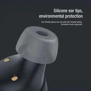 Tõsi, Traadita Earbuds Nillkin 5.0 Kõrvaklapid koos Mic-CVC Müra Bluetooth-peakomplekt Koos Qualcomm Protsessor Kõrvaklapid IPX5 veekindel