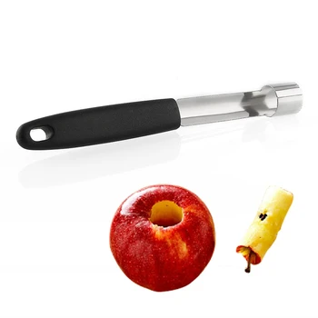 1tk Bornisking Lihtne Roostevabast Terasest Twist Puu-Core Seemne Eemaldaja Apple Corer Seeder Köök Vidinaid Vahendid pähklipureja