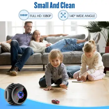 2021 Mini 1080P Traadita Kaamera, WiFi beebimonitor Kodu Turvalisuse Järelevalve Lapsehoidja Kaamera reaalajas Saada Mini Videokaamera