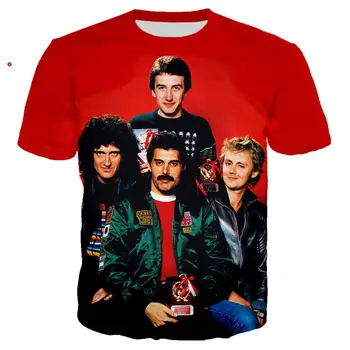 Metal Rock Bänd Queen t-särk 3D Trükitud tshirt Meeste ja Naiste Vabaaja Suvel Streetwear hiphop riided harajuku Tops Camiseta hombre