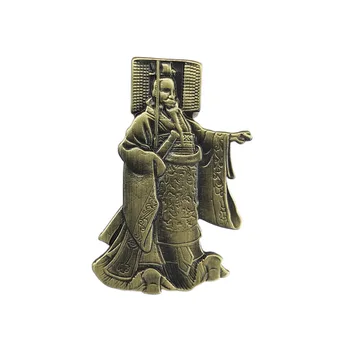 CINDY XIANG Hiina Stiilis Vintage Pronks Nostalgiline Tarvikud Qin Shi Huang Terrakota Sõdalased, Sõle Pin-Retro Badge Prossid