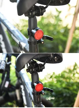 LED SABA Ees või Taga Valgus FLASH MODE Mountain Bike Veekindel Särav Mini LED Jalgratta Saba Kerge Usb Laetav TSLM1