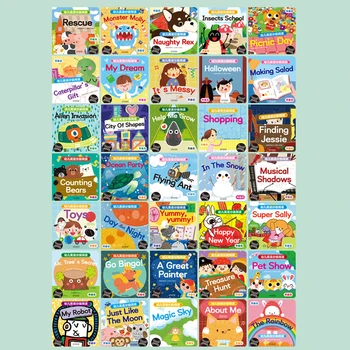 35 Books/Komplektid, Kids Värvi Inglise Pildi Vanema-Lapse Haridus-Raamat Kingitus Lastele Beebi Õppida Lugemise Raamatuna