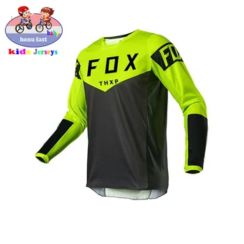 2021 Laste Krossi Jalgrattasõit Jersey, FOX MTB Downhill Mountain Bike Jalgrattasõit Jersey DH MX