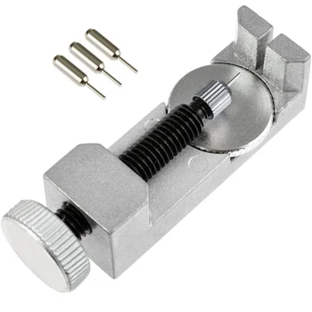 Vaata Bänd Rihm Link Pin Remover Parandamise Tööriista Komplekt Kellassepad koos Pack 3 Ekstra Sõrmed Asendamine Eemaldaja Kevadel Baar Komplekt