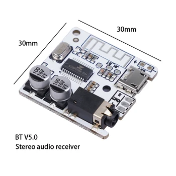 1tk Bluetooth Vastuvõtja Bluetooth V5.0, Mini Suurus Portable LED Indikaator 3.5 mm Stereo Audio Liides USB Toide DIY