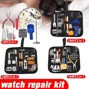 506Pcs Vaadata Repair Tool Kit Kellassepp Vaata Linki Pin Remover Juhul Avaja Repair Tool Määrata Kevadel Baar Eemaldaja
