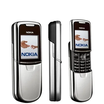 OrOriginal Nokia 8800 Mobiiltelefoni 2G GSM Tri-band Lukustamata Klassikaline 8800 Renoveeritud Kasutatud Mobiiltelefon, Kuld, Hõbe, Must
