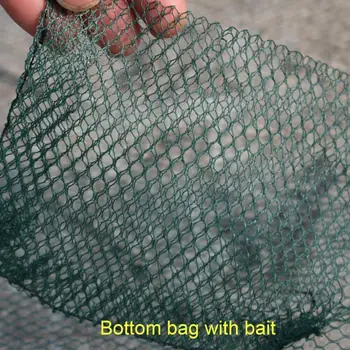 Kaasaskantav 60*60cm Kokkuklapitavad Fishing Net Avatud Neto Sööt Väljas Kalapüügi Võre Puuri Tarvikud Kokkupandav Net Puuri Püügivahend, Püük Sh Q1G9