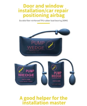 Õhu Pump tööriistakomplekt Turvapadi Pneumaatilised Jack Ukse ja Akna Paigaldus õhkpadi Reguleeritav Alumiiniumist Kiire Positsioneerimine