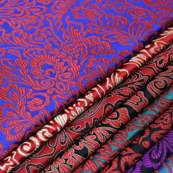 Kudumine brocade jacquard fabric silk Phoenix satiin laste vest ja käsitöö riidest kotike