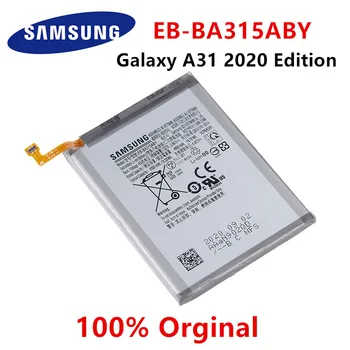 SAMSUNG Orginaal EB-BA315ABY 5000mAh Aku Samsung Galaxy A31 2020. Aasta Väljaanne SM-A315F/DS SM-A315G/DS Mobiilne telefon