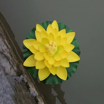 1 TK Uued Dekoratiivsed Ujuvad Võltsitud vesiroosi Simulatsiooni Taimede Kunstliku Lotus eest, Aed, Terrass, Vesi, Tiik Avaliku Purskkaev