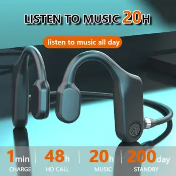 Luu Juhtivus Kõrvaklapid Bluetooth-ühilduva Traadita Mugav Kanda Avatud Kõrva Konks Kerge Ei ole In-ear Sport Kõrvaklapid
