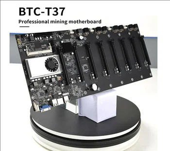 BTC-37 Kaevandamine Emaplaadi CPU valida 8 kaevandaja Video Kaardi Pesa, DDR3-Mälu Adapter Integreeritud VGA Liides, Madal voolutarve