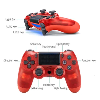 Toetab Bluetooth-Juhtnuppu PS4 Töötleja Sobib mando jaoks ps4 Konsool Playstation 4 Gamepad PS3