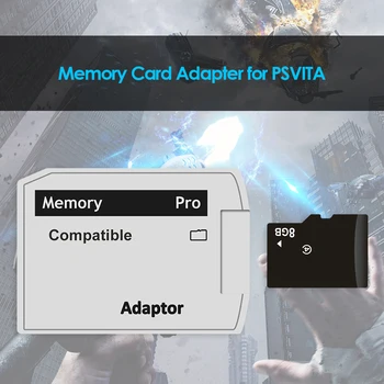 V5.0 SD2VITA PSVSD Pro Adapter PS Vita Henkaku Mängu Kaart 3.60 Süsteem, Mikro-SD-Mälukaardile