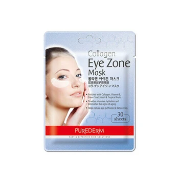 PUREDERM Collagen Eye Zone Mask 1pack Vitamiin Collagen Eye Mask Silma Plaastrid Tumedad Ringid Eemaldage Eye Care Korea Kosmeetika