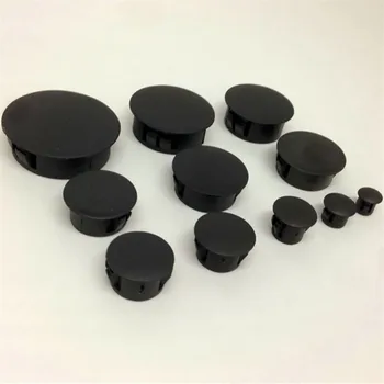 Must/Valge Nailon Ring Snap-on Tropp 6mm 8mm 10mm-30mm Plastikust Auk Mütsid Montaažikaas Otsakorgid Tihendi Punni