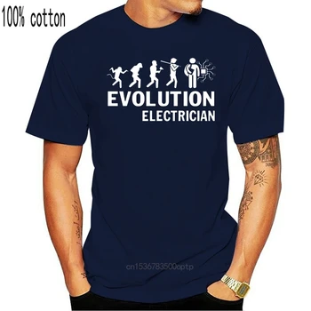 Luua Funny Casual Evolutsioon - Elektrik t-särk, meeste Riided Ainulaadne naiste t-särgid Harajuku puuvill Koomiksid Tee tops