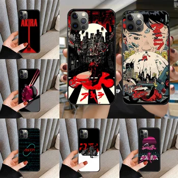 Jaapani Anime Akira Telefoni Juhul Kate Iphone 5 5S 6 6S PLUSS 7 8 11 12 Mini X-XR, XS PRO SE 2020 maksimaalne must (MAX black Coque Luksus Funda