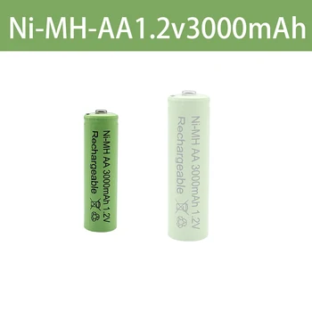 2021 lote 1,2 V 3000 mAh NI MH AA Pre-cargado bateras recargables NI-MH recargable AA batera para juguetes micrfono de la cmara