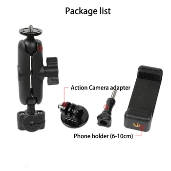 Omanik Mount Kit Car Tool Juhi Kabiini Vlog Video Käe IPhone Samsung Telefon Gopro Hero 9 8 7 6 5 4 Action Kaamera Tarvikud